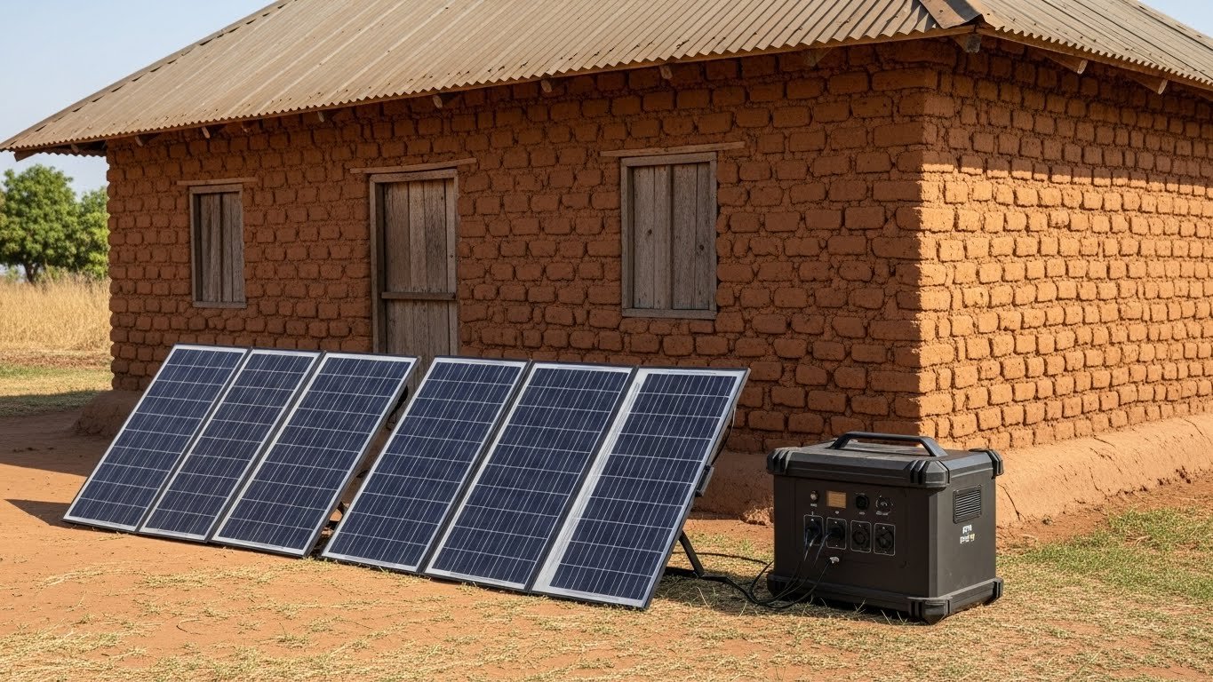 Portable Solar Power Station for Home Backup